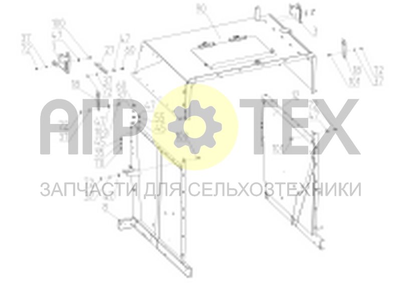 Чертеж Капот (152.14.41.000-01)